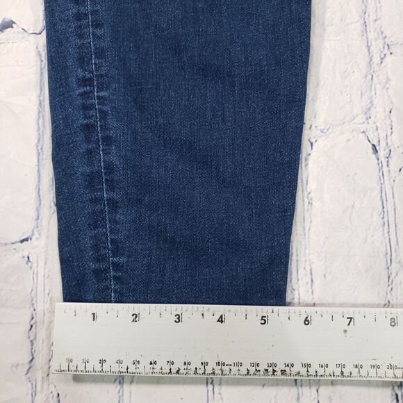 American Eagle WOMENS 14 LONG Curvy Hi Rise Jegging Blue Next Level Stretch - Picture 6 of 14